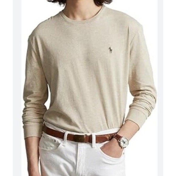 Polo Ralph Lauren Jersey Long-Sleeve T-Shirt Size: Large - Picture 1 of 5